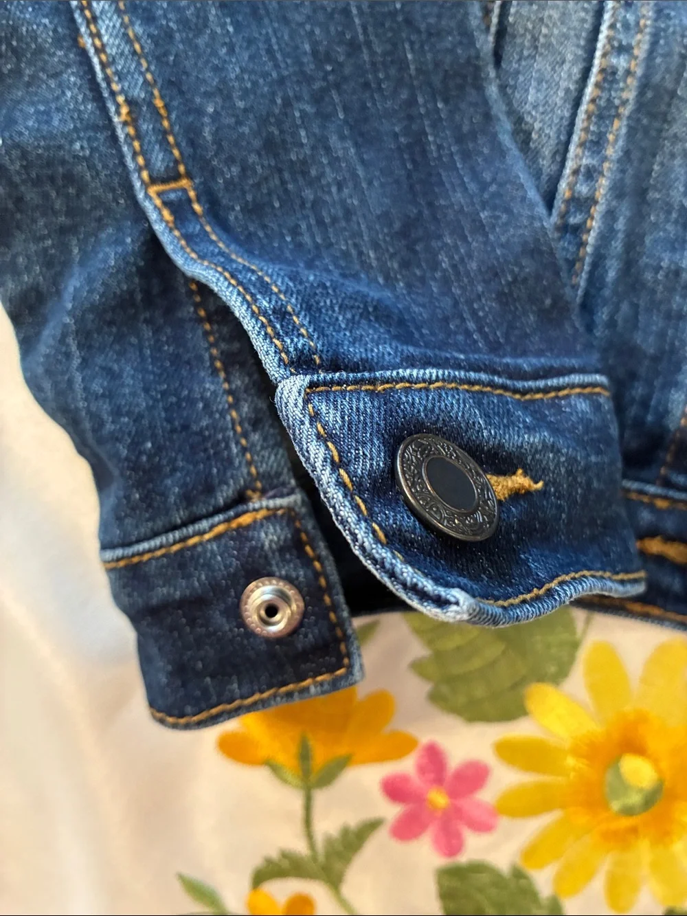 The Children’s Place Indigo Denim Jacket Distressed Jean Jackt